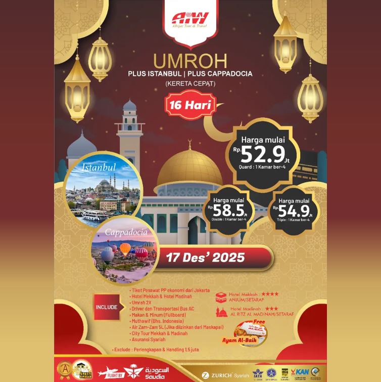 UMROH ISTANBUL CAPPADOCIA DESEMBER