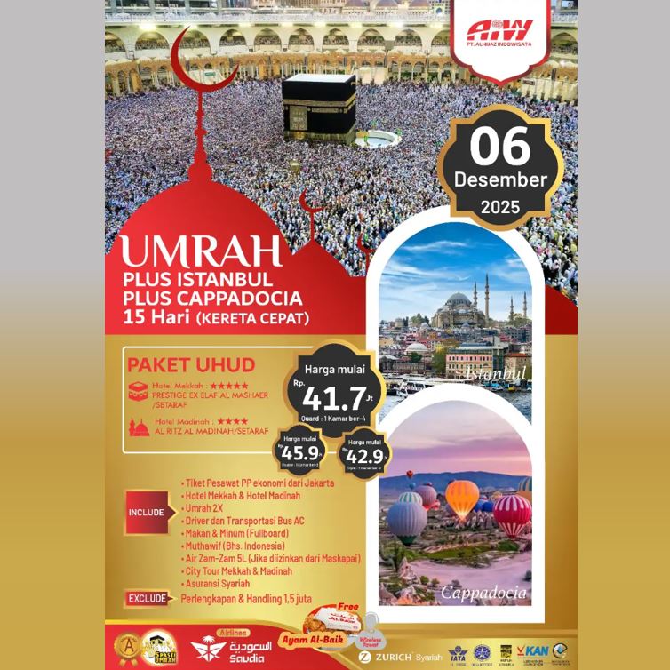 UMROH TURKI ISTANBUL 2025