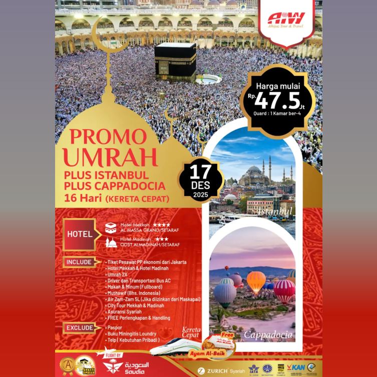 PROMO UMROH TURKI ISTANBUL