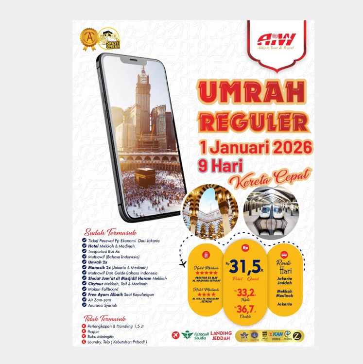 UMROH REGULER KERETA CEPAT