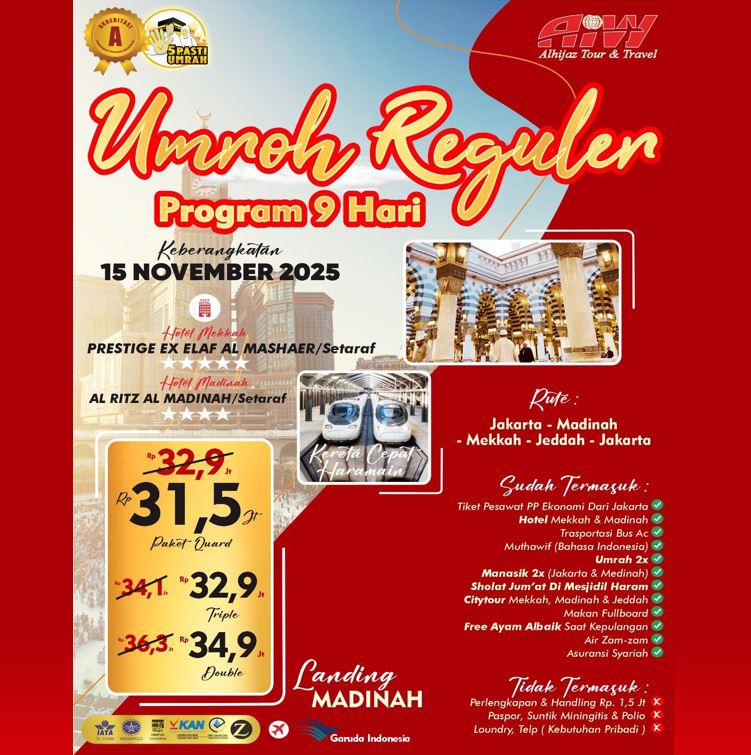 umroh reguler nov