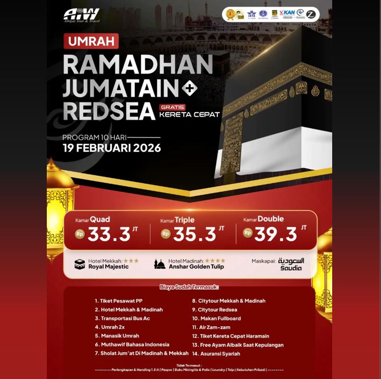 UMROH RAMADHAN REDSEA FEBRUARI 2026