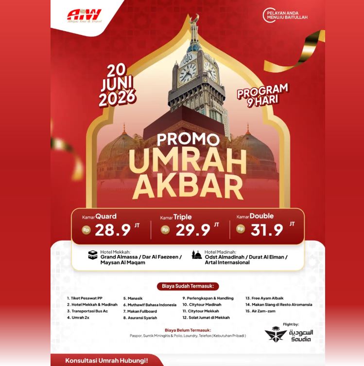 PROMO UMROH AKBAR JUNI 2026